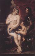 Peter Paul Rubens Venus,Mars and Cupid (mk01) Spain oil painting artist